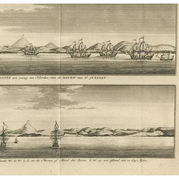 George Anson, Views of St. Julian, 1749, Paper For Sale - Image 4 of 7