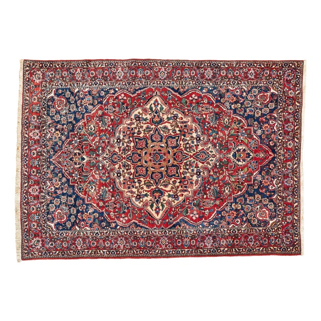Middle Eastern Hand-Knotted Bakhtiar Rug For Sale