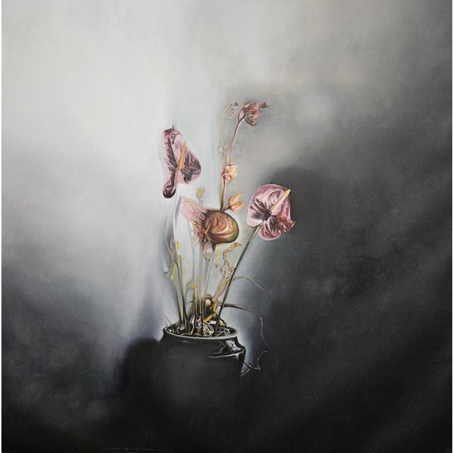 Stefano Mazzolini, Anthurium, 2026, Oil on Canvas For Sale - Image 14 of 14