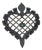 Hand-Forged Wrought Iron Heart Wall Decor (Ruffled Edge & Lattice Design) Antique Copper Finish For Sale