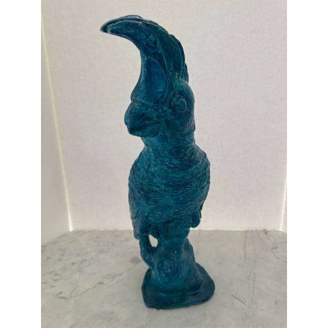 Sculpture Materials Sculpture of a Cockatoo For Sale - Image 7 of 9