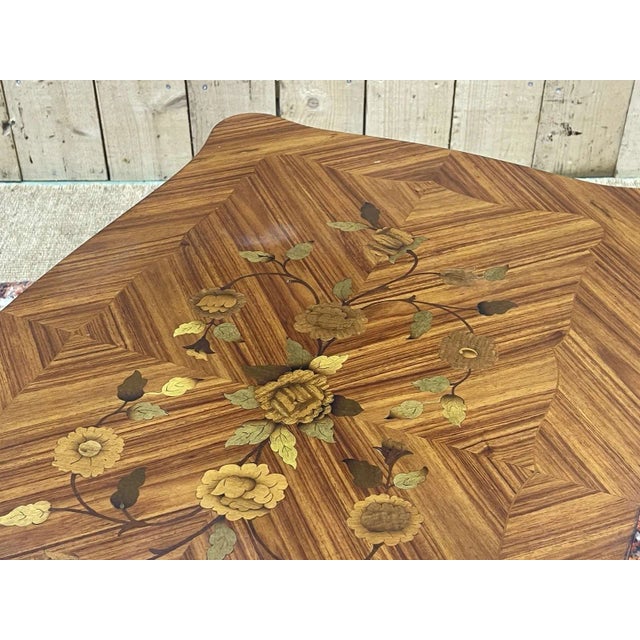 Louis XV Style Rosewood Coffee Table, 1970s For Sale - Image 6 of 13