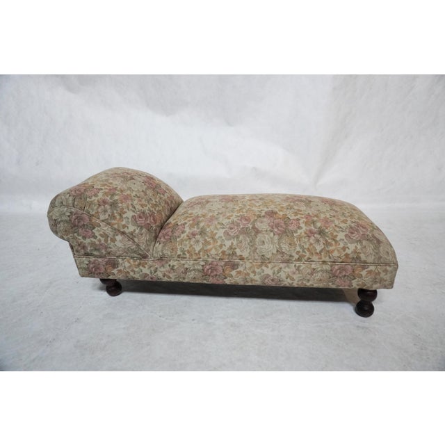 Children's Chaise Cherubini This Victoria-style chaise / fainting sofa is beautifully upholstered in a rose & botanical...