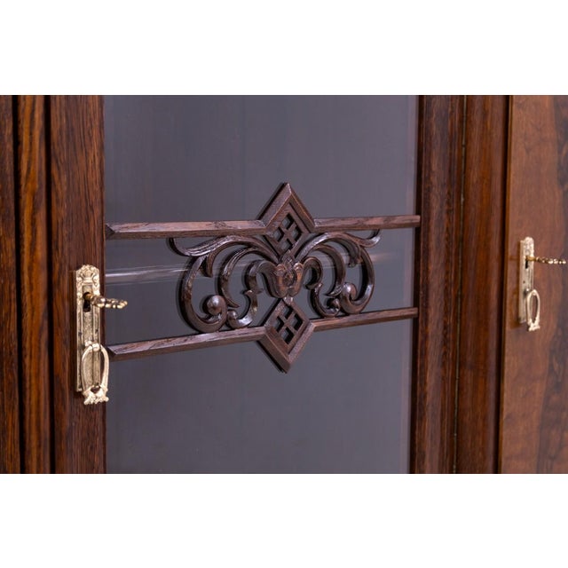 Brown Antique Study, Germany, 1910, Set of 2 For Sale - Image 8 of 18