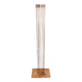 Large Bertoia Studios 32-Rod 'Sounding Chess / B-2466' Copper & Brass Sculpture For Sale