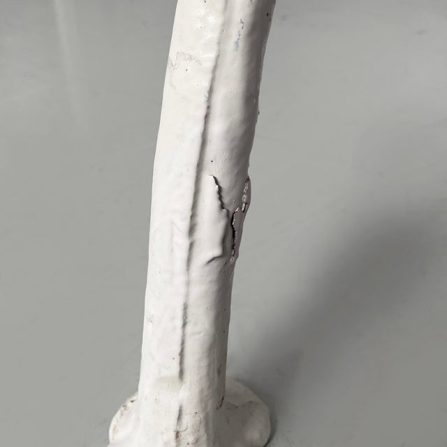 Art Deco Italian Wooden and White Cast Iron Bench, 1930s For Sale - Image 17 of 18