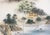 Large Showa Era Japanese Byobu Screen "Mountain Landscape With River" For Sale - Image 12 of 18