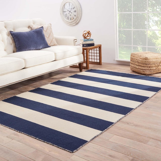 Jaipur Living Tierra Handmade Striped Navy/ White Runner ... (640 x 640 Pixel)