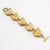 Claire Deve Geometric Gilded Jeweled Bangle Bracelet For Sale - Image 4 of 7