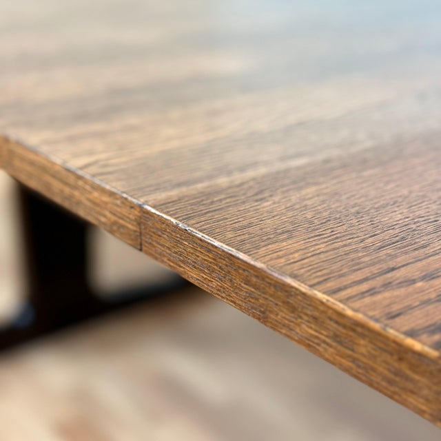 Danish Oak Dining Table, 1970s For Sale - Image 5 of 10