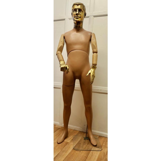 Vintage Male Shop Mannequin, 1960s For Sale - Image 4 of 11