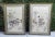 Antique Pair of Chinese Embroidered Silk Panels, Elegant Ladies in Garden Setting | Qing Dynasty Framed A striking pair of...