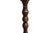 Brown Rufus Porter Style Folk Art Demilune Side Table For Sale - Image 8 of 9