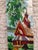 1970s Needlepoint Bell Pull - Rural Scene With Building For Sale - Image 4 of 9