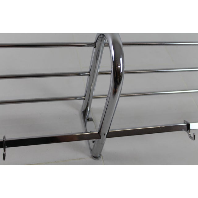 Vintage Bauhaus Style Chrome Coat & Hat Rack, 1940s For Sale - Image 13 of 18