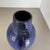 Fat Lava Blue Floor Vase from Scheurich, Germany Wgp, 1970s For Sale - Image 12 of 18