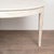 Large Round White Swedish Gustavian Style Dining Table, Reproduction For Sale - Image 10 of 15