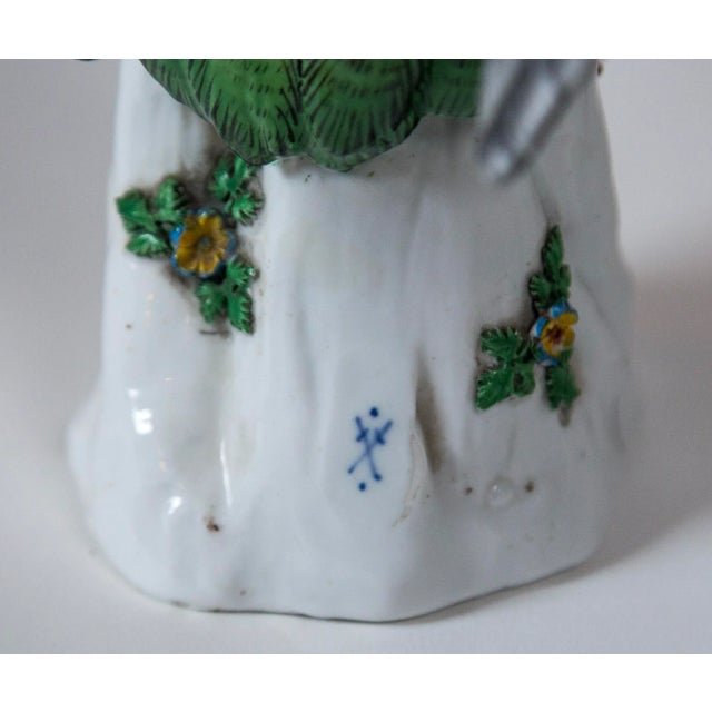 Vintage European Porcelain Parrots - Set of 2 For Sale - Image 4 of 5