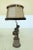 Approx: 15 Years Old High Quality Construction Quality Designer Shades Heavy Well Made Lamps Marble Base Detailed Bronze...