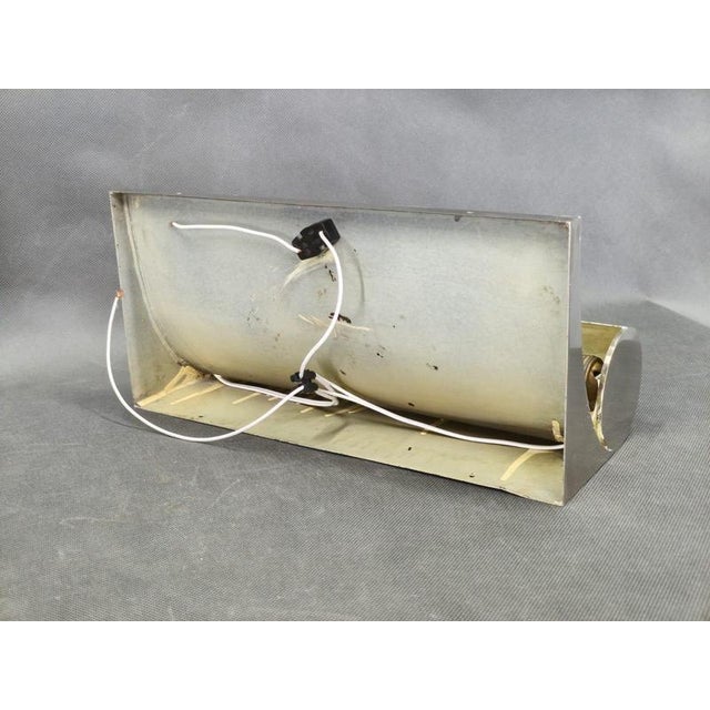 Bauhaus Nickel Wall Lights, Czechoslovakia, 1930s, Set of 2 For Sale - Image 4 of 16