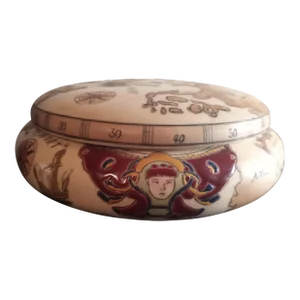 Vintage Hand-Painted Snuff Box