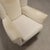 White Vintage Bergère Lounge Chair in Beech and Fabric, 1950s For Sale - Image 8 of 13