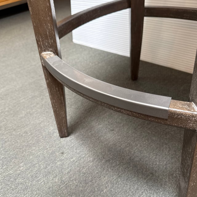 Brown Palecek Sullivan Swivel Bar Stools, Set of Three For Sale - Image 8 of 12