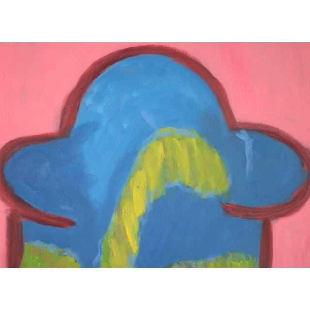 "Takla Bey's Garden in Alese" - Expressionist Landscape by Gloria Takla For Sale - Image 4 of 9