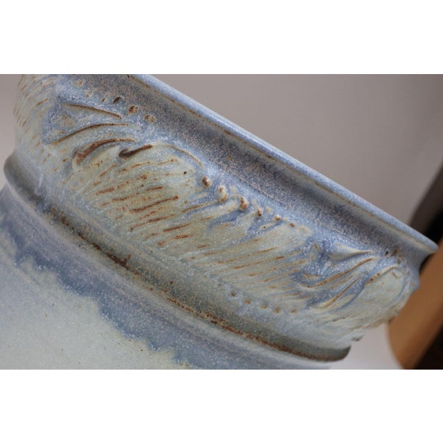 Vintage Studio Pottery Blue Ombré Planter by Deanna Nichols For Sale - Image 13 of 18