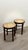 Mid-Century Modern Bentwood Stools 214 with Viennese Wickerwork on Brown Wood by Thonet Brothers for Thonet, 1981, Set of 2 For Sale - Image 3 of 18