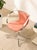 Vintage 1970s Chrome Halo Swivel Armchair in Blush Velvet For Sale - Image 4 of 9