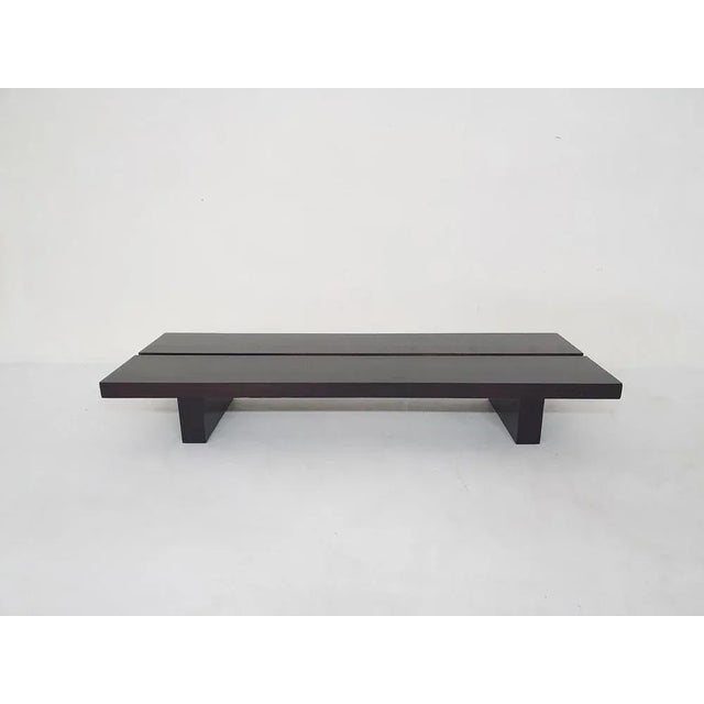 1970s Minimalistic Japandi Bench or Coffee Table, the Netherlands, 1970s For Sale - Image 5 of 12