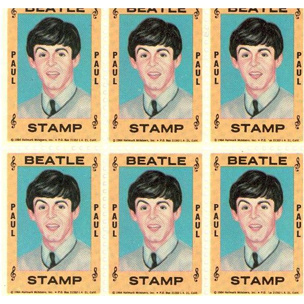 Paul McCartney Beatles Stamp Set 20 Stamps Chairish
