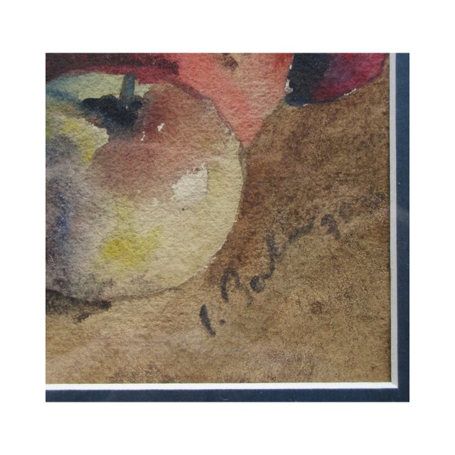 C. Baba, Still Life, Watercolor on Board, 1970, Framed For Sale - Image 4 of 6