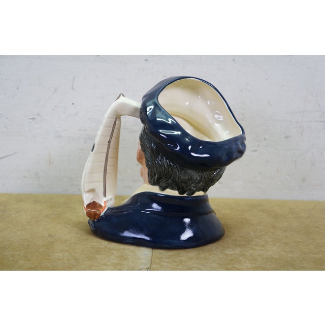 Royal Doulton English Traditional Nautical Yachtsman Sailboat Toby Character Jug For Sale - Image 10 of 12