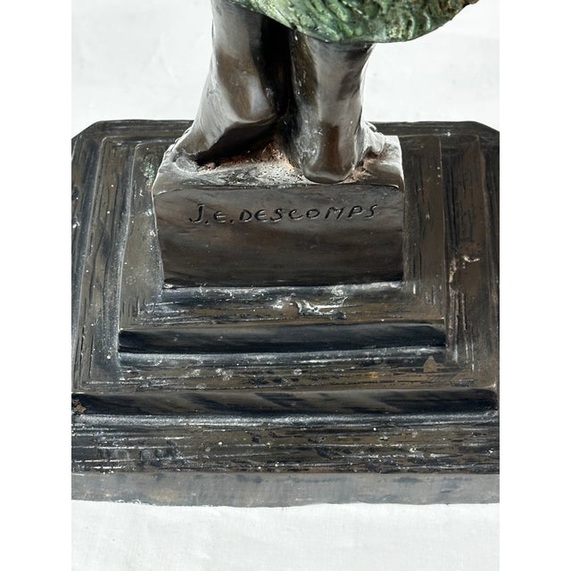 Joe Descomps Cormier, Art Deco Sculpture, 1925, Bronze For Sale - Image 11 of 13