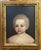 Paint Antique 18th Century English George III Primitive Folk Art Oil Painting - Portrait of a Young Boy in Gilt Wood Frame Circa 1790 For Sale - Image 7 of 12