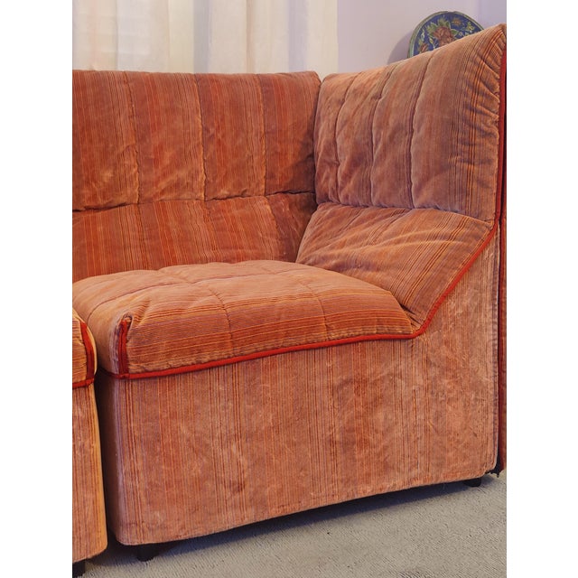 Textile Baia Mode Modular Sofa with Modules by Antonio Citterio and Paolo Nava for B&B, Italy, 1970s For Sale - Image 7 of 18