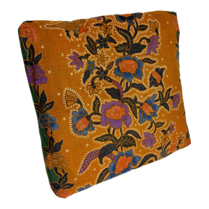 Mid 20th Century Indonesian Cotton Batik Pillow