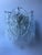 Transparent Murano Glass "Nuvola" Wall Sconce in Venini Style For Sale - Image 8 of 13