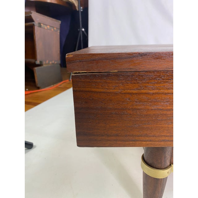 American of Martinsville Walnut Bench by Merton Gershun For Sale - Image 10 of 13