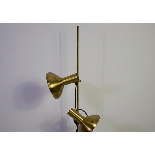 Adjustable Brass Floor Lamp, Germany, 1970s For Sale - Image 6 of 18