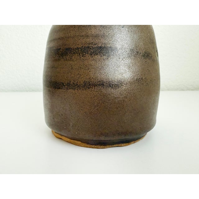 Ceramic Outsider Art, Folk Art Snake Pottery Vase For Sale - Image 7 of 11