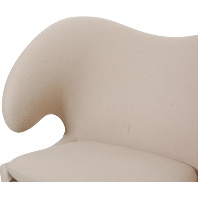 Vintage Pelikan Chair in Beige Fabric by Finn Juhl For Sale - Image 6 of 13