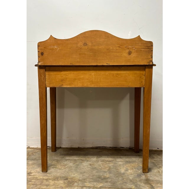 Wood Antique English Pine Washstand For Sale - Image 7 of 8