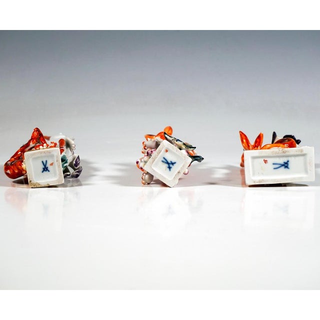 1990s Fox Figurines by Peter Strang for Meissen after Aesop, 1998, Set of 3 For Sale - Image 5 of 6