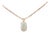 Mid-Century 14 Karat Yellow Gold Oval Natural Opal Necklace For Sale