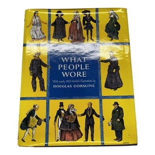 1952 What People Wore Fashion Book For Sale