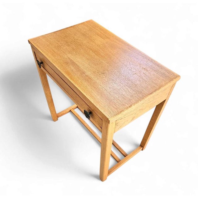 Oak Side Table, 1970s For Sale - Image 3 of 15
