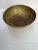 Early 20th Century Asian Hammered Brass Greek Key Bowl For Sale - Image 5 of 8